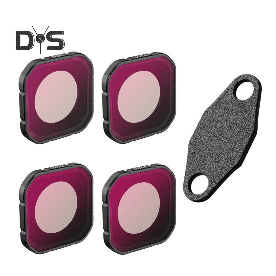 

Набор фильтров для объектива Insta360 Ace Pro 2 ND водонепроницаемых фильтра для спортивной камеры ND MCUV CPL HD-совместимое оптическое стекло Advanced Light Control чёрный