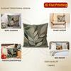 Boho Tropical Leaf Print Square Throw Pillow Covers Pattern Cushion Cover Suitable For Sofa Bedroom Car Pillow Cover