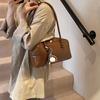 Ielgy Large-Capacity Bag Fashion Retro Commuter High-End Sense One-Shoulder Armp