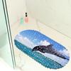 Dolphin Jump Map Balcony Bathroom Mat Hydrophobic Non-Slip Door Mat Swimming Pool Public Places Non-Slip Floor Mat