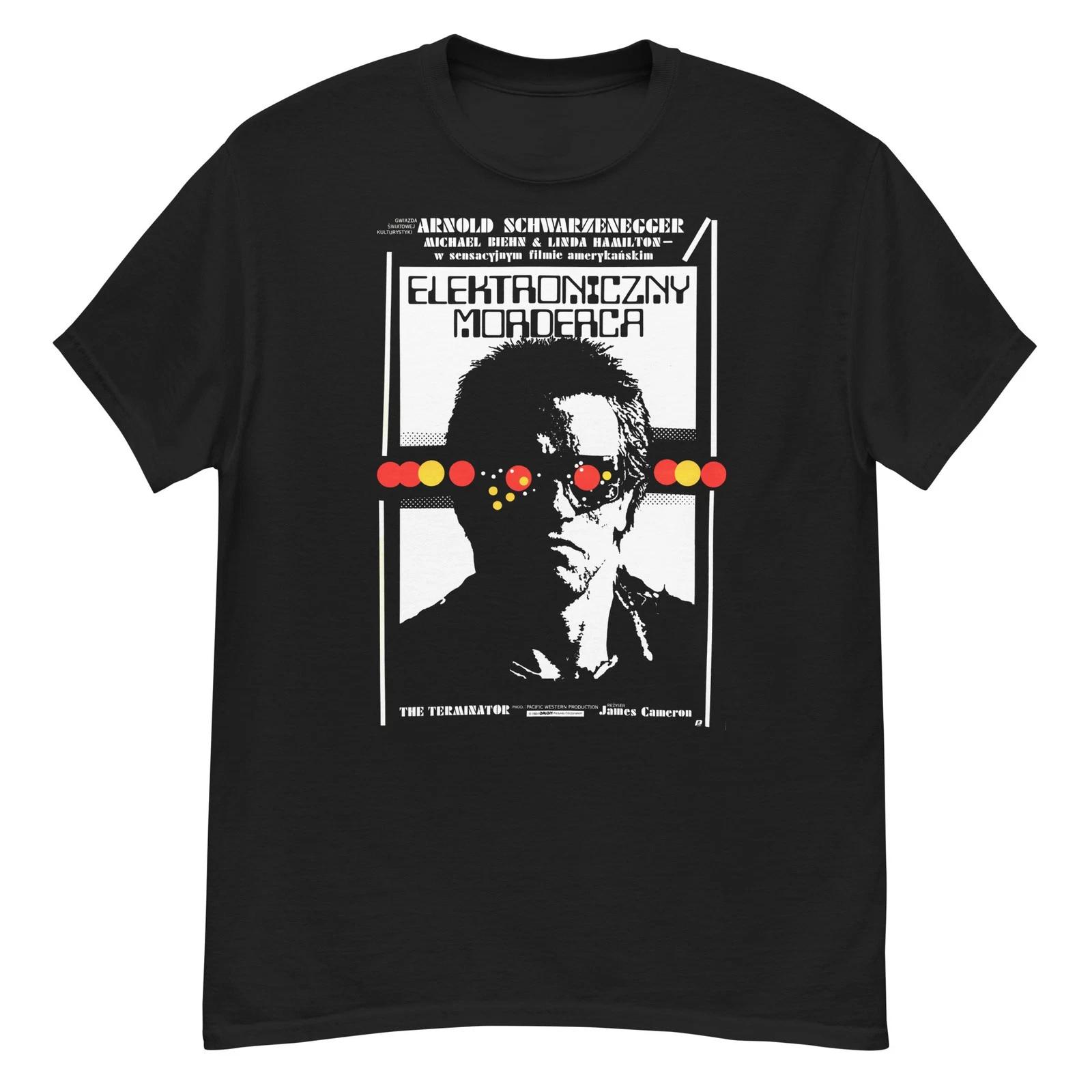 The Terminator cult sci-fi film Polish poster art t-shirt S