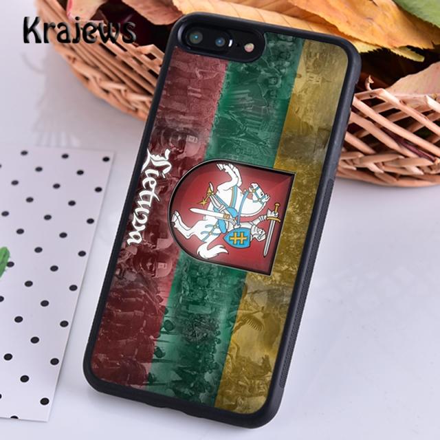 Vintage Litauen Litauische Flagge Für iPhone 17 Air 16 Handyhülle Cover 15 14 plus 12 13 pro max Fundas