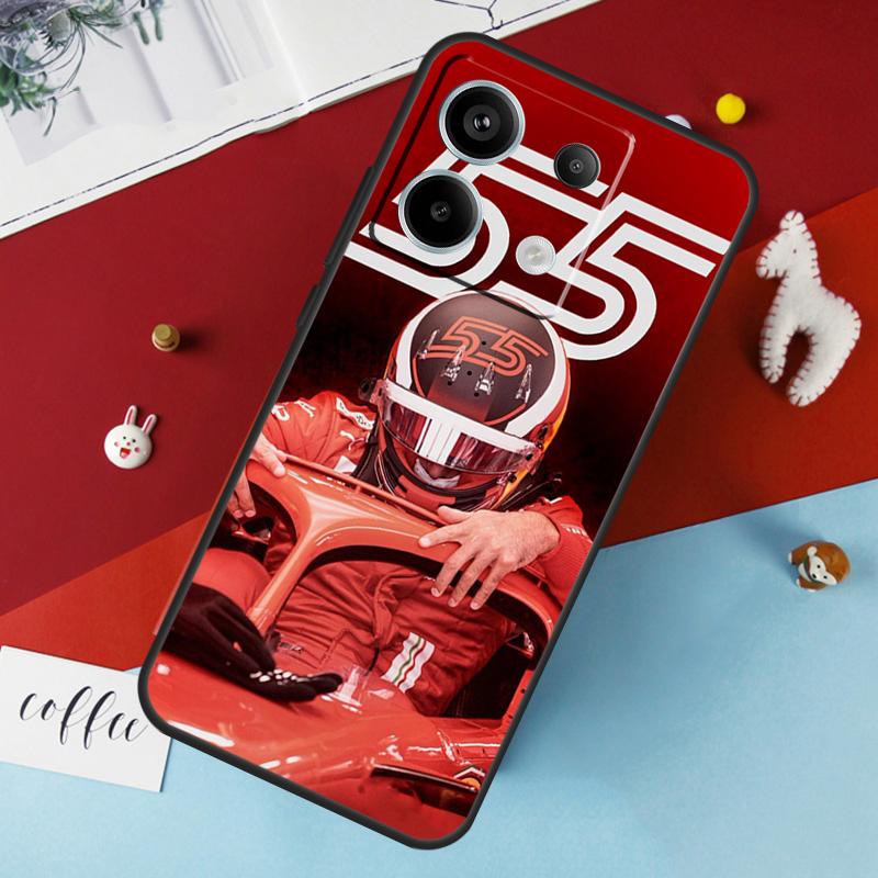 

Чехол Carlos Sainz F1 для Xiaomi Redmi Note 13 12 11 8 9 10 Pro Note 12S 11S 10S Redmi 12 10C 12C 13C Redmi Note 11