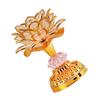 LED Flower Lamp Color Changing Electronic Decorative Light for Adding Ambiance and Holiday Gifting Golden