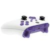 eXtremeRate Transparent Replacement Buttons for Xbox Series X LB RB LT RT Bumper Triggers ABXY Sync Share Key & X, D-pad Start/Back [Clear Purple]