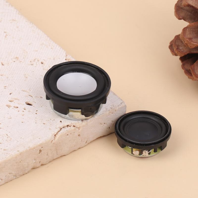 2 Stück 20/24 mm 4 Ohm 3 W Mini-Soundlautsprecher Runde Basslautsprecher Heimkino Lautsprecher Tragbare DIY-Lautsprecher