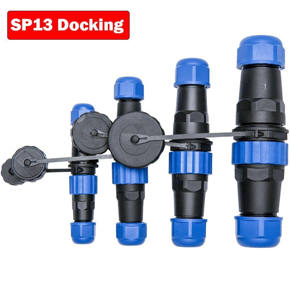 SP13 Waterproof Connector Docking Connector Socket Plug Male Female Plug Socket  Electrical
