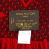 LOUIS VUITTON Escalp Logo Mania Scarf 402336 Monogram Red wool/silk Women Used