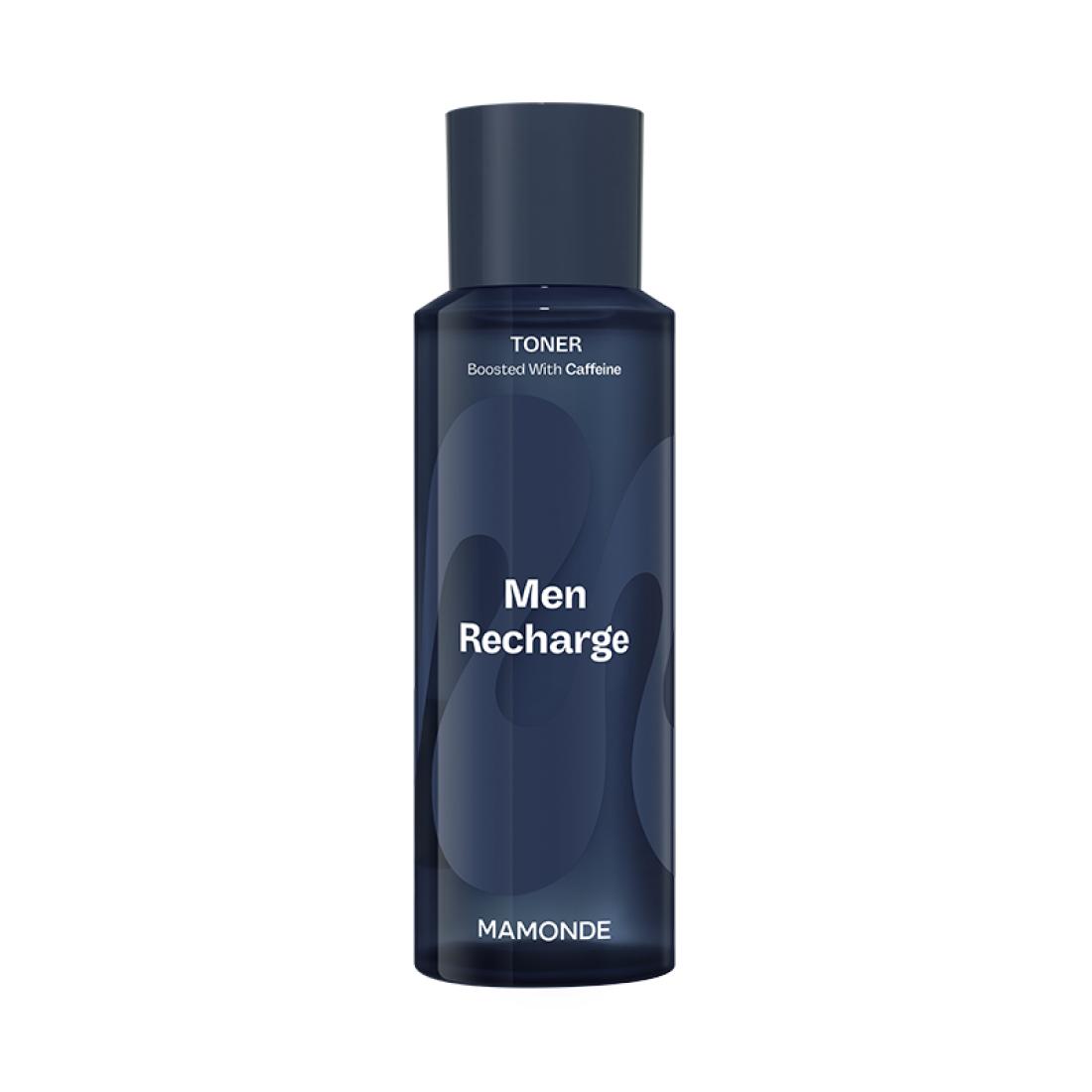 Mamonde Men Recharging Toner 180ml (Refreshing Daily Vitalizing Face Water & Sebum-Balancing Facial Toner for Tired Skin)