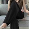 Ice Silk Sweatpants for Women In Summer Thin Small People Solid Color Tying Trousers Casual Loose Sun Protection Drooping Pants