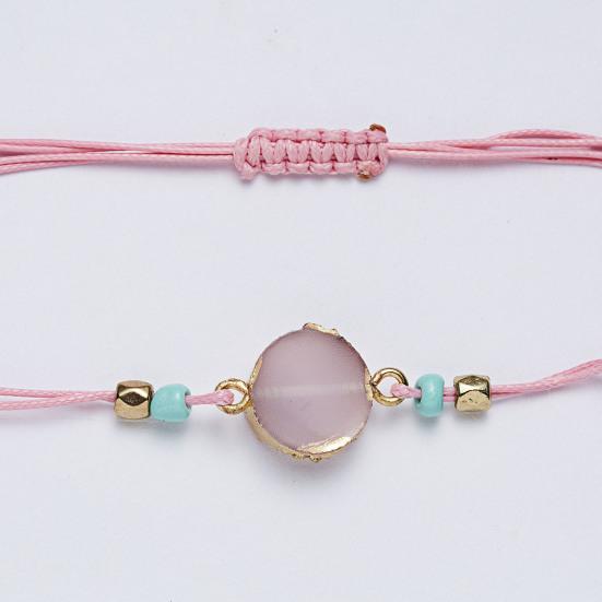 Unisex Bracelet Imitation Natural Stone Adjustable Men Women Korean Style Wear-resistant Bracelet Jewelry Gifts