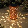 Solar Outdoor Hanging Lights, Dragonfly Hollow Decorative Lights, IP65 Waterproof Courtyard LED Garden Lights, Exquisite Courtyard
