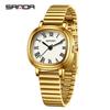 SANDA Top 1137 Women's Quartz Watch Fashionable and Elegant Rose Gold Minimally Roman Digital Women's Quartz Watches