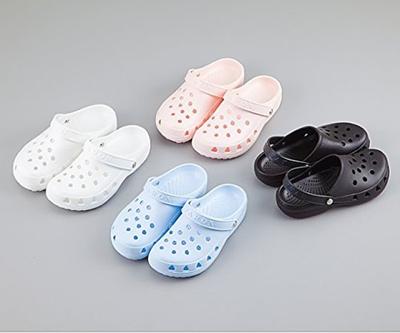 Tamanhos de Tamancos Sandálias Femininas, Branco, 25.0-25.5cm