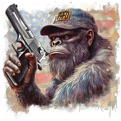 S to 2XL 3XL - bigfoot FAFO SASQUATCH BIGFOOT fun humor adult S разноцветный