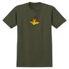 Krooked Skateboards Shirt Firebird Militärgrün
