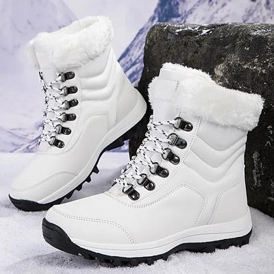 New Thick Soled Snow Boots Comfort Non-slip Women Cotton Shoes High-top Plus Velvet Ladies Boots Outdoor Waterproof Shoe Zapatos