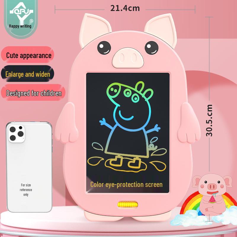 Colorful Cartoon Puppy LCD Writing Tablet for Kids - Educational Doodle & Blackboard