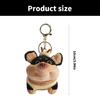 Bees Dog Plush Key Chain Fashionable Animal Keychain Bag Pendant Ornament Phone Hanging Decoration for Trendy Girls
