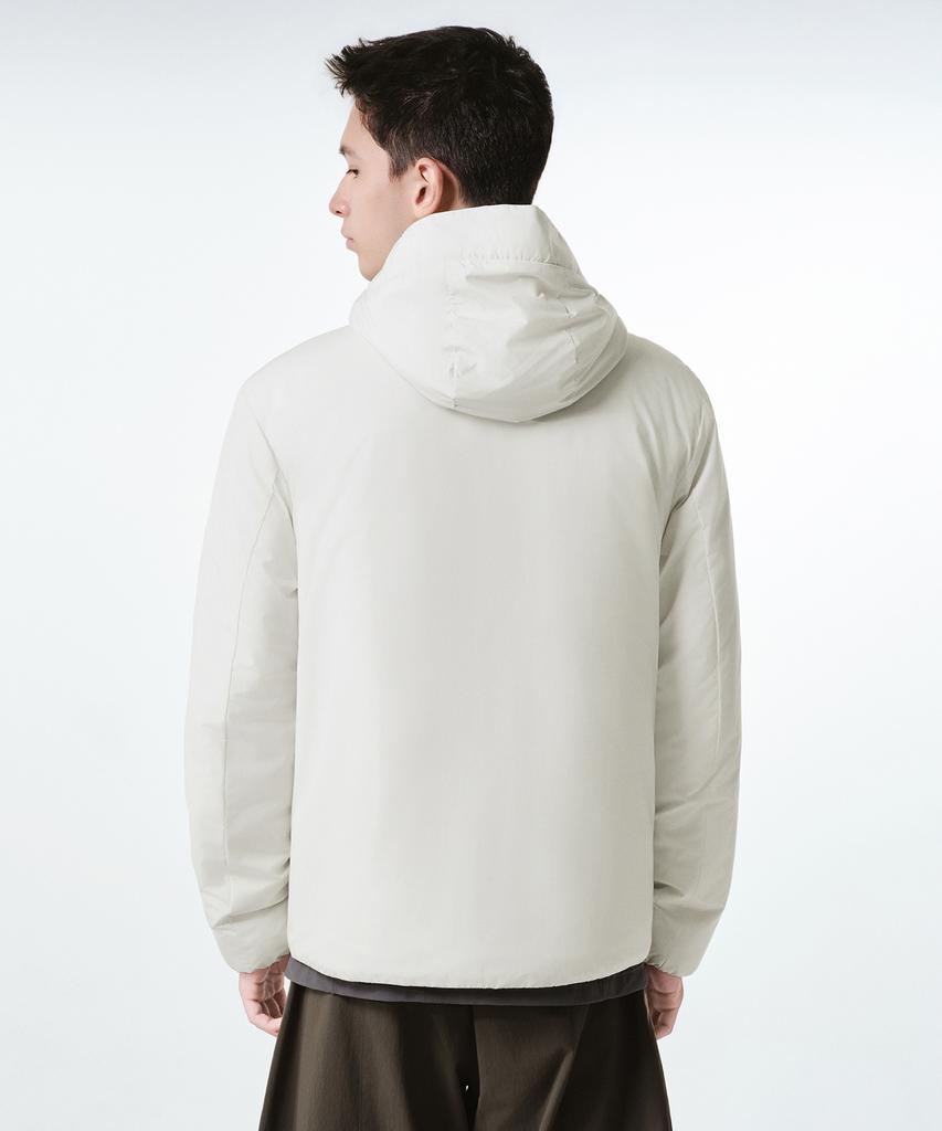 MUSINSA STANDARD [City Leisure] Hooded All-Round Padded Jacket [Stone White]