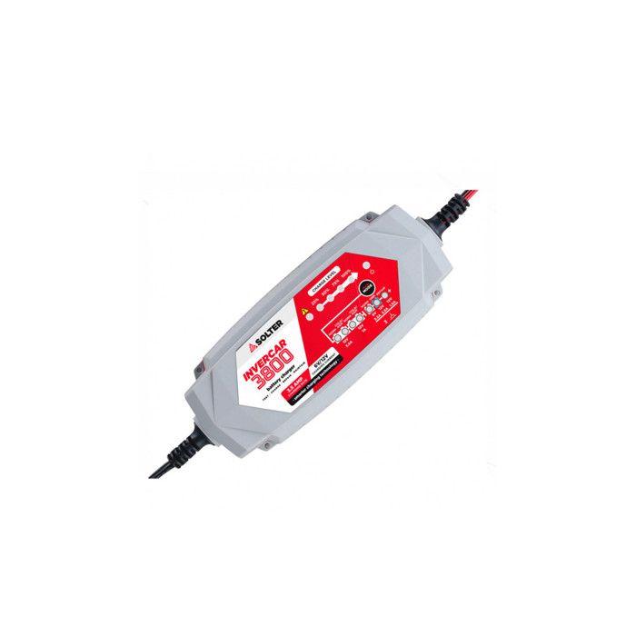 Chargeur intelligent de batteries invercar 3800 6/12v 3.5a solter