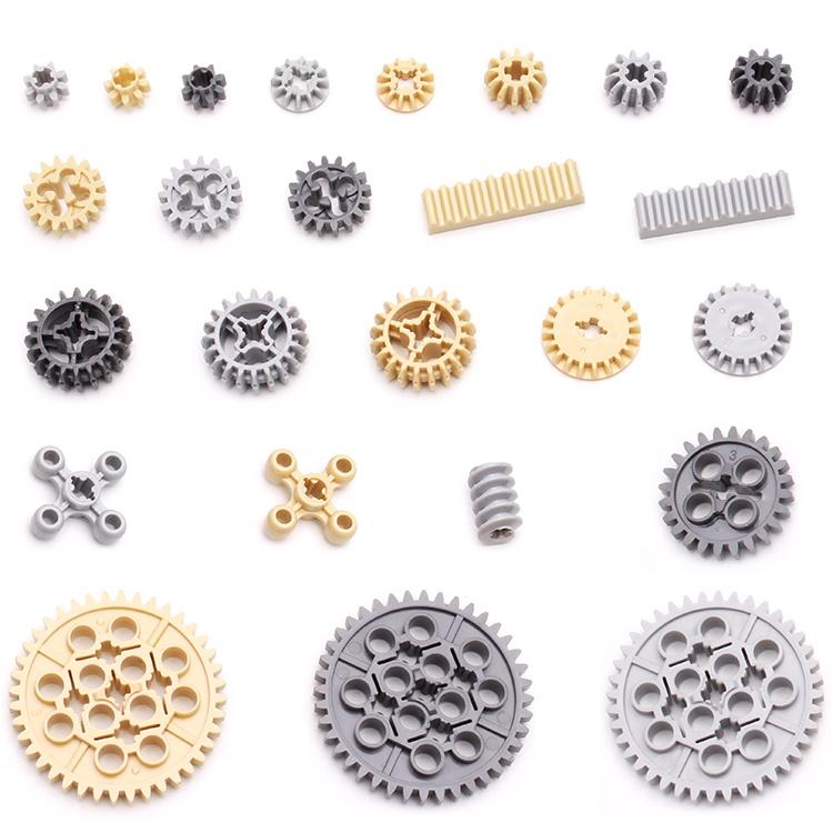DomesticMOCScience and Technology Building Blocks Compatible with Robot Mechanical Education Teaching Aids Gear a Gear Or Gear Wheel Rack