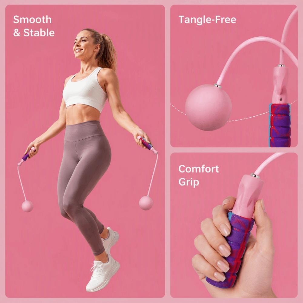 Cordless Design Weighted Jump Rope Weighted Handle Skipping Rope Cordless Jump Rope For Women