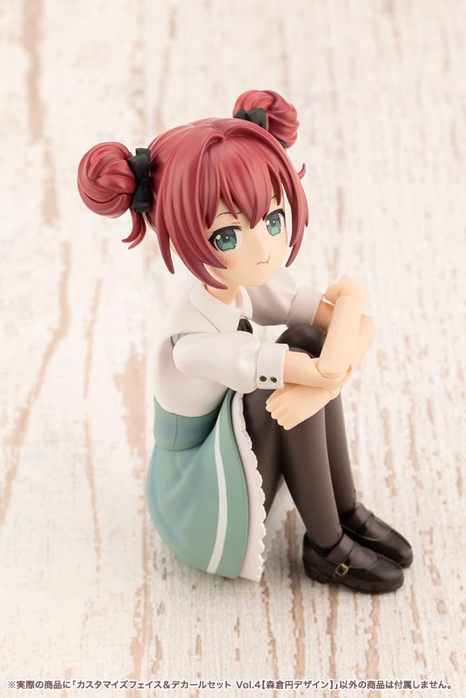 Kotobukiya "Sousai Shojo Teien" Customized Face & Decal Set Vol. 4 [Madoka Morikura Design] Approximately 18mm Tall 1/10 Scale Plastic Model
