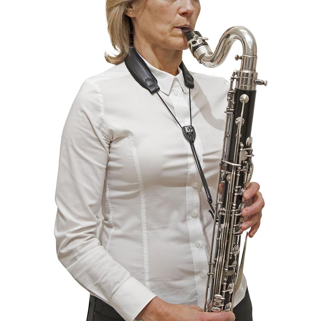 BG Bass Clarinet Strap Leather 1-Hook C50