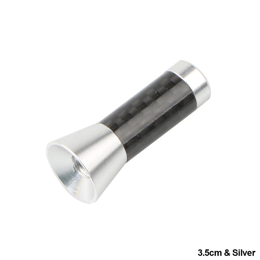 12cm Carbon Fiber Short Radio Antenna Fit for BMW Ford Focus Peugeot Citroen Opel Skoda Toyota Dodge Etc Car Antenna Car Styling
