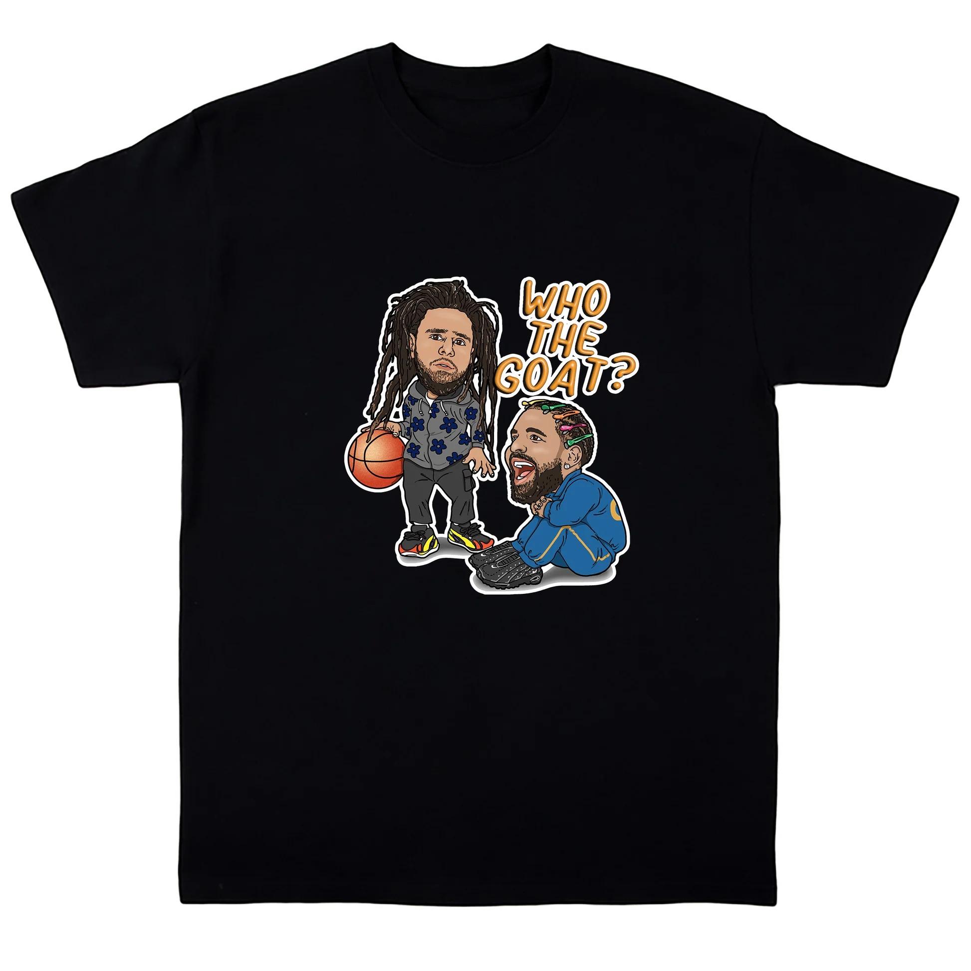 

Drake J Cole creativity Cute Style graphics 100Cotton shirt unisex Y2k Hip hop Retro 2026 Summer Unisexs Short sleeve Tshirt M