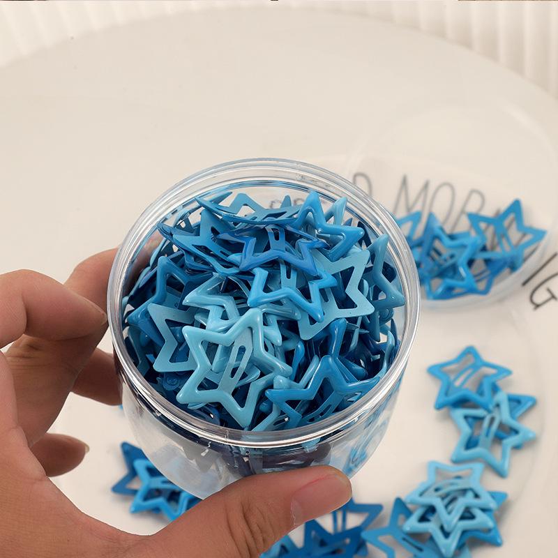 Dopamine Star Hair Clip: Elegant Women's Headwear Accessory for Summer Bangs