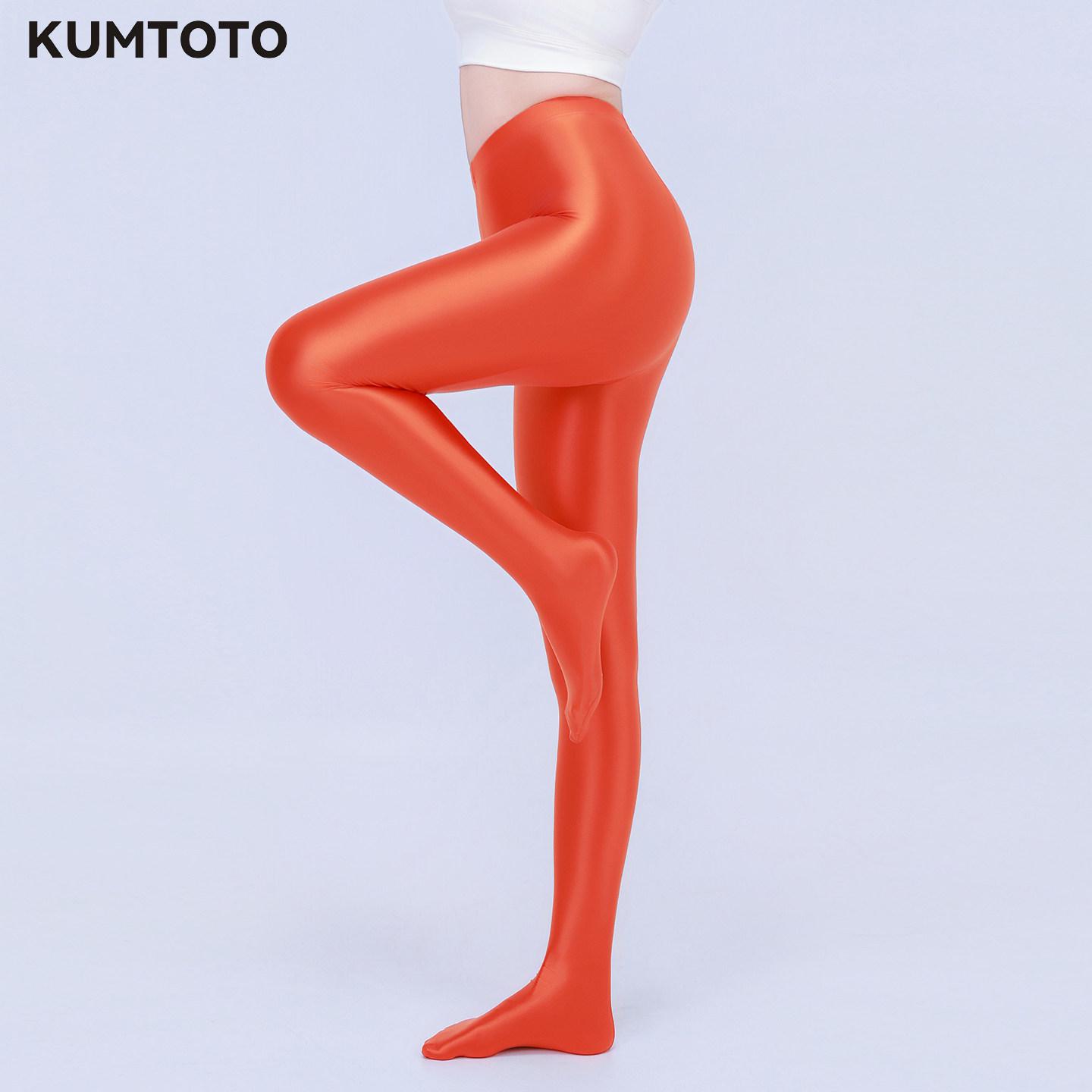 150-190 cm Hohe Qualität Damen Strumpfhosen Luxus Helles Glänzendes Seidiges Enge Leggings Elastisch Body Yoga Bodybuilding Tanz Dehnbar L red