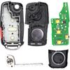 Car Key Fob Keyless Entry Remote Control Replacement for VW Volkswagen Jetta Passat 2017 2018 2019 FCC ID:NBGFS93N P/N:5K0837202BP MQB Chip 3+1