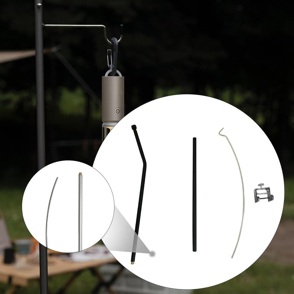 Desktop Hanging Tent Light Holder Rack Foldable Lantern Stand Outdoor Stand