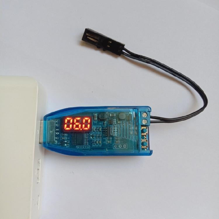 AA Dummy Battery Power Supply Cable with Voltmeter Replace 1-8pcs AA Batteries