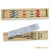 Nostalgic 80s Wooden Pick-Up Sticks: Classic Educational Tabletop Game for Parent-Child Fun.