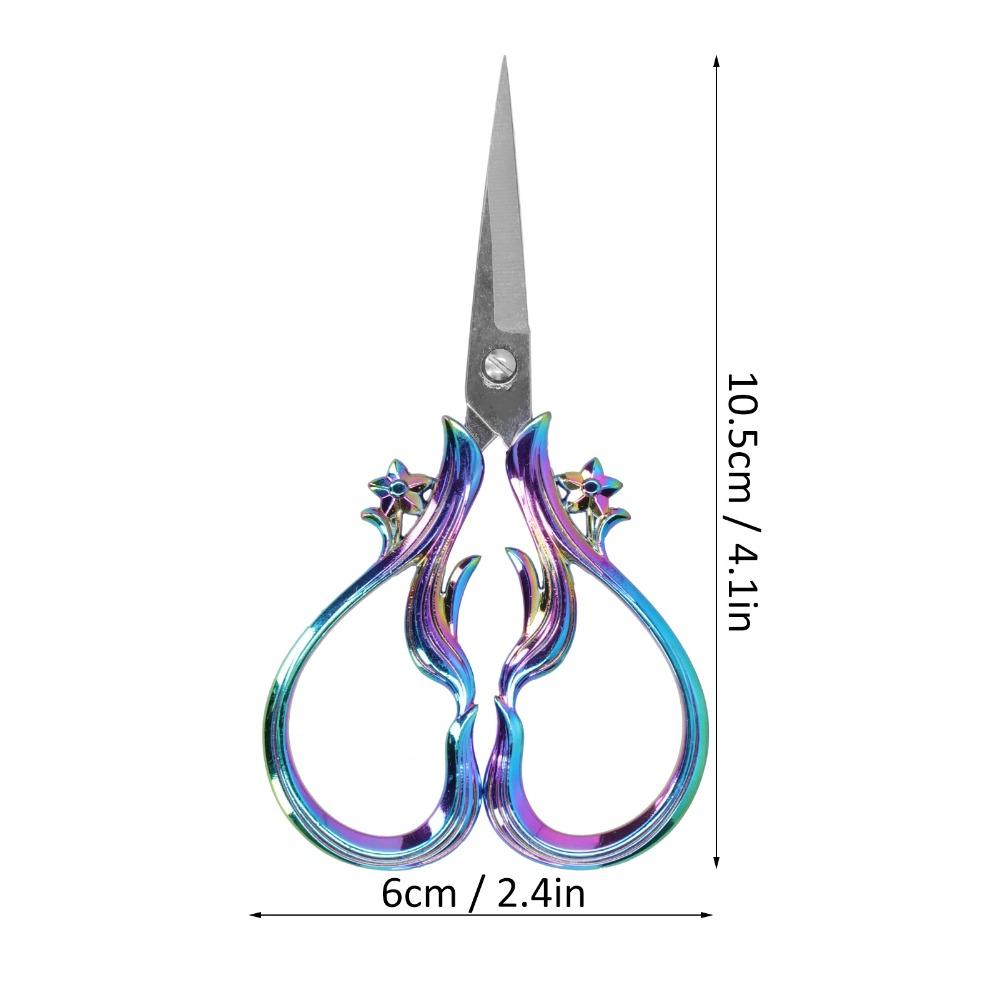 Lightweight Design Stainless Steel Scissors Ergonomic Handle Needle Work Embroidery Scissors DIY Scissors For Crafting