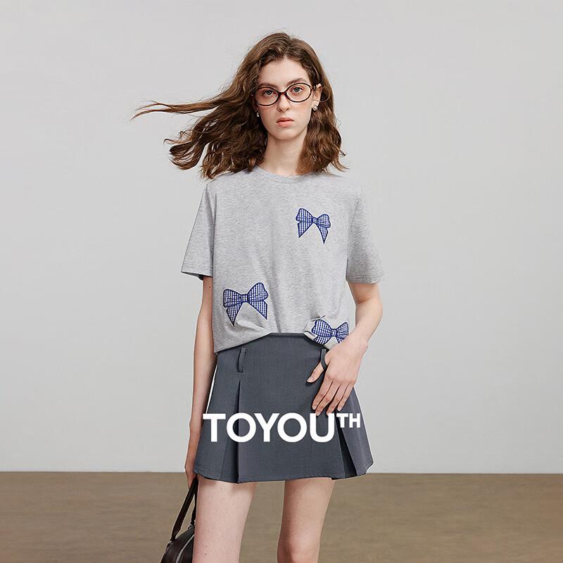 Chuyu Bowknot Sorona Short Sleeve T-Shirt S