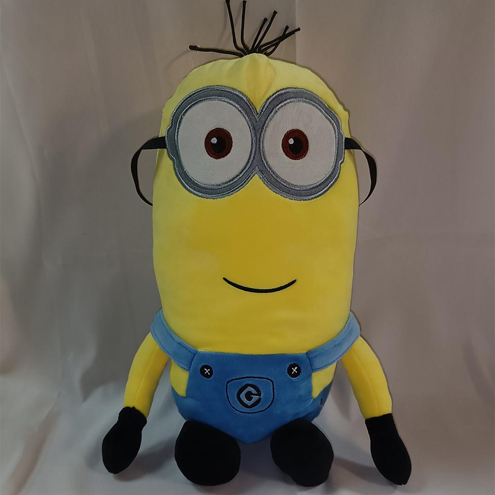 Minions Movie Periphery Yellow Plush Bob Stewart Plush Toy Jeans Plush Doll Pillow Soft Stuffed Sofa Decoration Birthday Gift