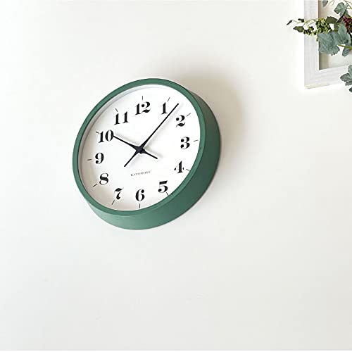 KATOMOKU Orologio Muku 12 verde da parete con lancetta continua km-97GRRC 306mm (radiosveglia)