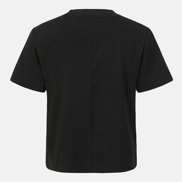 DESCENTE Women'S Cooling Semi-Crop Short Sleeve T-Shirt Black Sr112Pts14