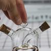 Olivenöl und Essig Spender Karaffe Flaschen, 2 in 1 Transparent Doppeltes Glas für Küchen Kochbehälter