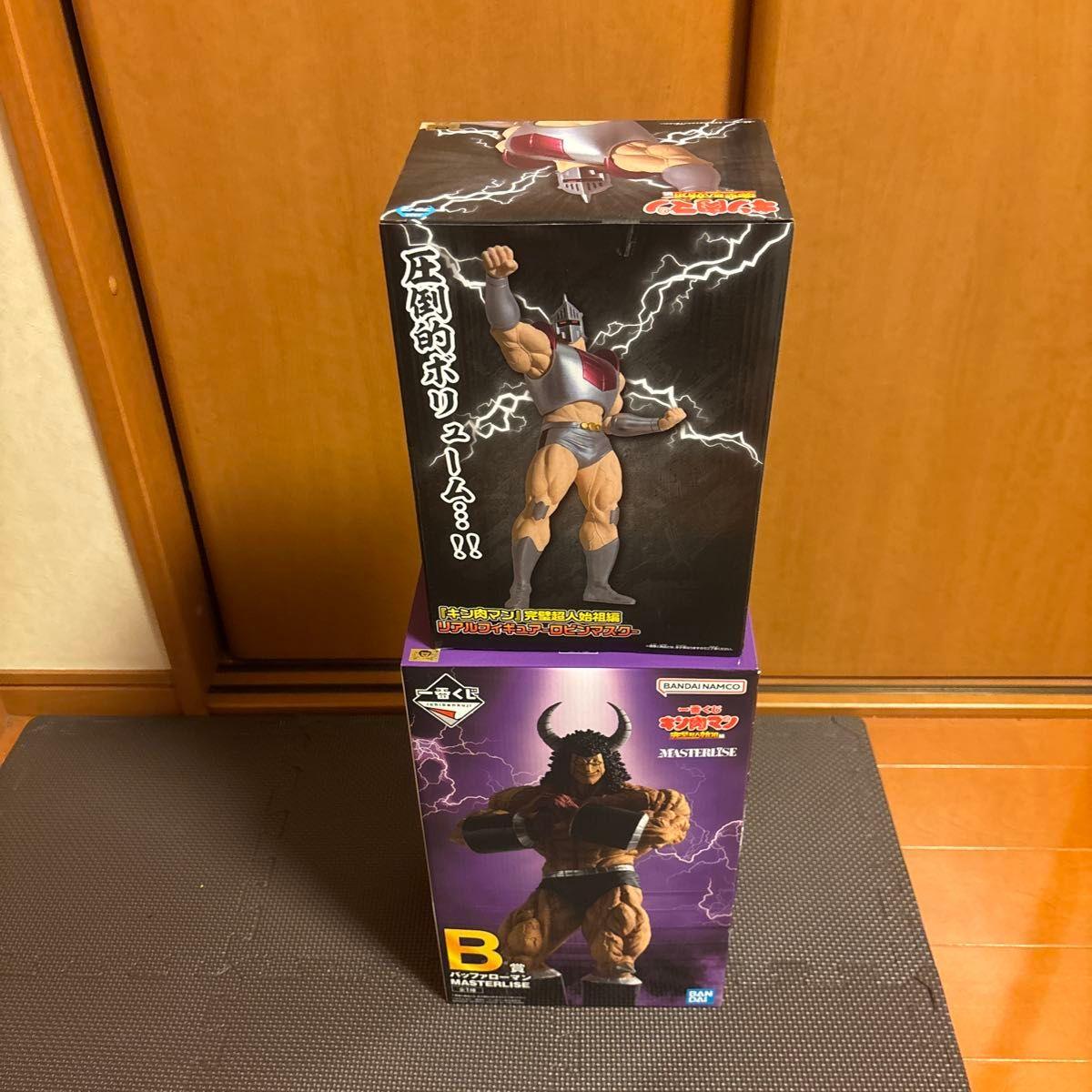 Б/у Ichiban Kuji Kinnikuman Идеальный Суперчеловек Предок Издание Приз B Фигурка Баффаломена, Фигурка-приз Робин Маск Набор из 2 предметов
