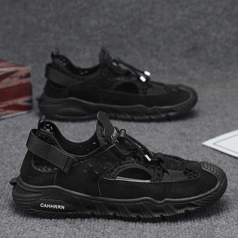 

Баотоу мужская обувь лето большая сетка полые спортивные и повседневные туфли мужские 2024 новая дышащая модная обувь студенты и подростки 39