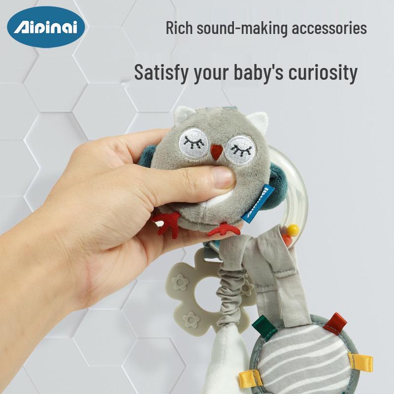 Nordic Style Plush Baby Stroller & Crib Hanging Toys (0-3 Years)