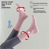 5 Pairs Combed Cotton Socks Boneless Non-slip Indoor Pilates Yoga Stockings Women's Wooden Ear Lace Fitness Sports Stockings