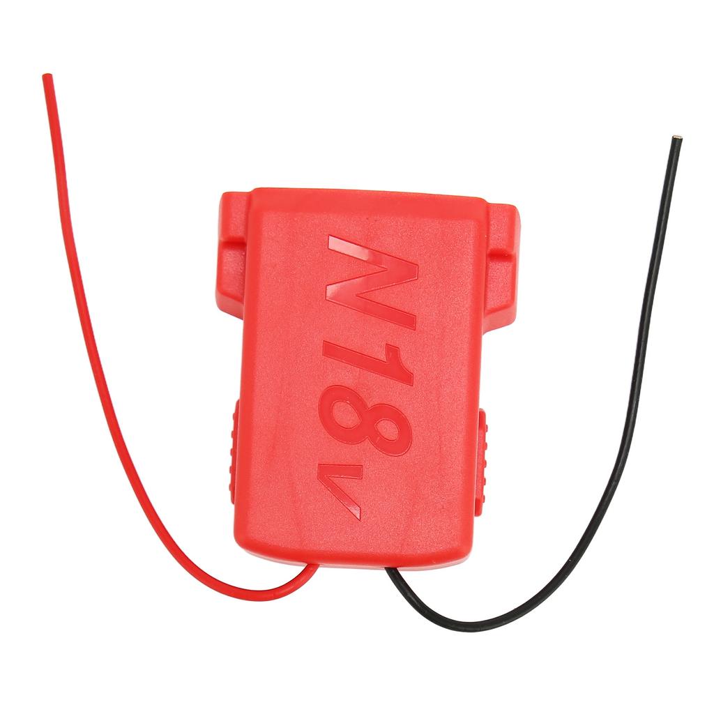 Secure Battery Adapter Compact Portable Dock Power Connector with Wires for 18V Lithium Battery
