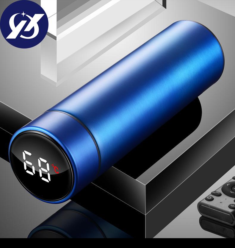 Smart Insulation Cup Touch Temperature Display Men and Women Office Cup 304 Stainless Steel Water Cup Business Gift