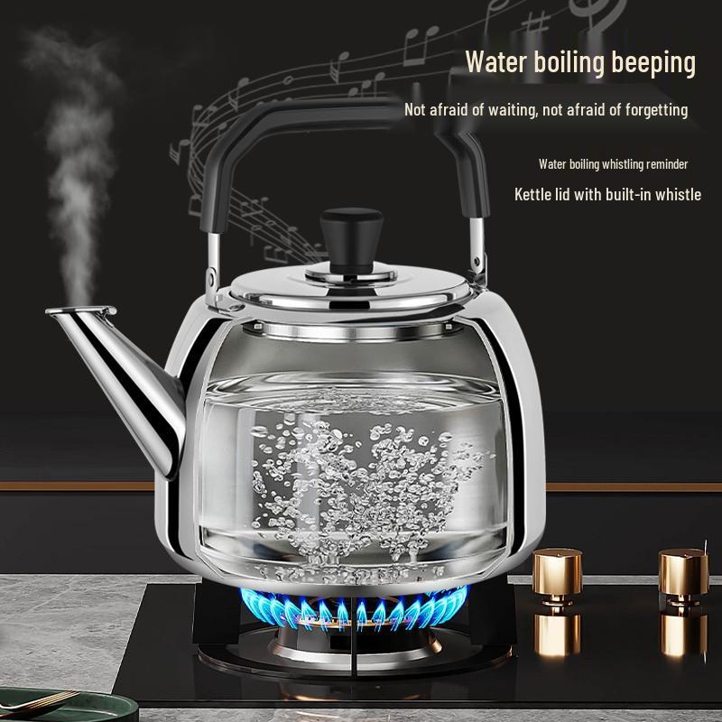 316 Stainless Steel Whistling Stovetop Kettle for Household Use